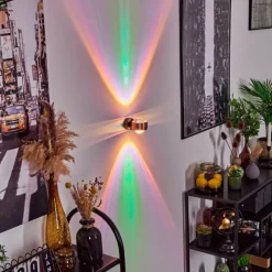 hofstein Applique murale Sapri Cuivre, Noir, 1 lumière