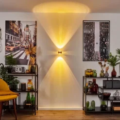 hofstein Applique murale Sapri Cuivre, Noir, 1 lumière