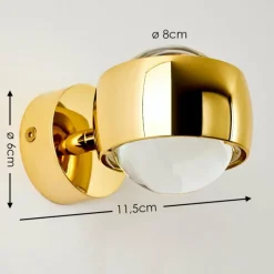 hofstein Applique murale Sapri Or, 1 lumière