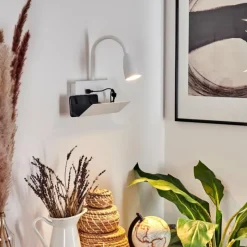 hofstein Applique murale Sarnen Blanc, 1 lumière* Spots Et Projecteurs