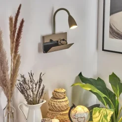 hofstein Applique murale Sarnen Kaki, 1 lumière