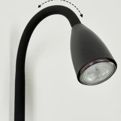 hofstein Applique murale Sarnen Noir, 1 lumière