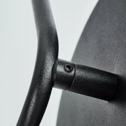 Lampes Industrielles-hofstein Applique murale Sattons Laiton, Noir, 2 lumières