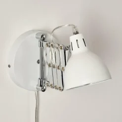 hofstein Applique murale Saxon Blanc, 1 lumière* Appliques