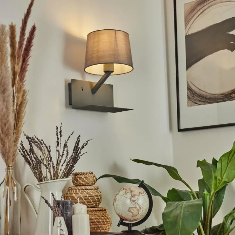 Lampes En Tissu-hofstein Applique murale Schonenwerd Gris, 1 lumière