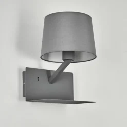 Lampes En Tissu-hofstein Applique murale Schonenwerd Gris, 1 lumière