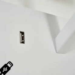 Lampes En Tissu-hofstein Applique murale Schonenwerd Blanc, 1 lumière