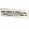 Luminaires Searchlight Applique murale Searchlight CLOVER LED Chrome, Argenté, Transparent, 1 lumière