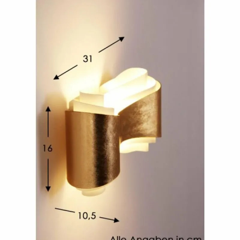 Lampes Dorées-Luminaires Selene Applique murale Selene LED Or, 1 lumière