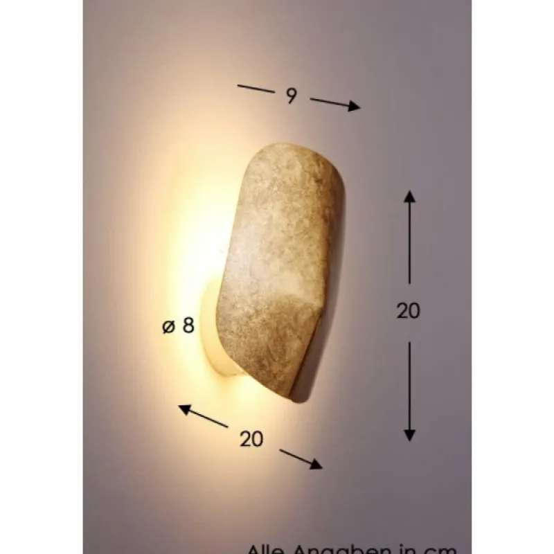 Lampes Dorées-Luminaires Selene Applique murale Selene LED Or, 1 lumière