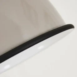 Lampes Vintages & Rétros-hofstein Applique murale Selki Gris, Noir, 1 lumière