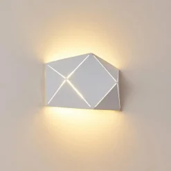 hofstein Applique murale Shouver LED Blanc, 1 lumière