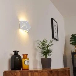 hofstein Applique murale Shouver LED Blanc, 1 lumière