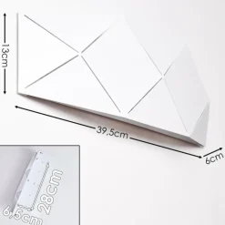 hofstein Applique murale Shouver LED Blanc, 1 lumière* Appliques