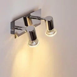 hofstein Applique murale Sibarco Chrome, 2 lumières