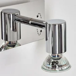 hofstein Applique murale Sibarco LED Chrome, 2 lumières