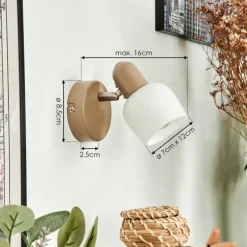 hofstein Applique murale Sivol Beige, Sable, 1 lumière