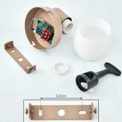 hofstein Applique murale Sivol Beige, Sable, 1 lumière