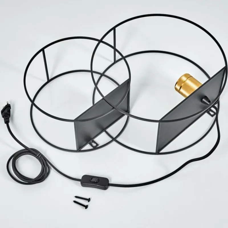 Lampes Dorées-hofstein Applique murale Sorvari Or, Noir, 1 lumière