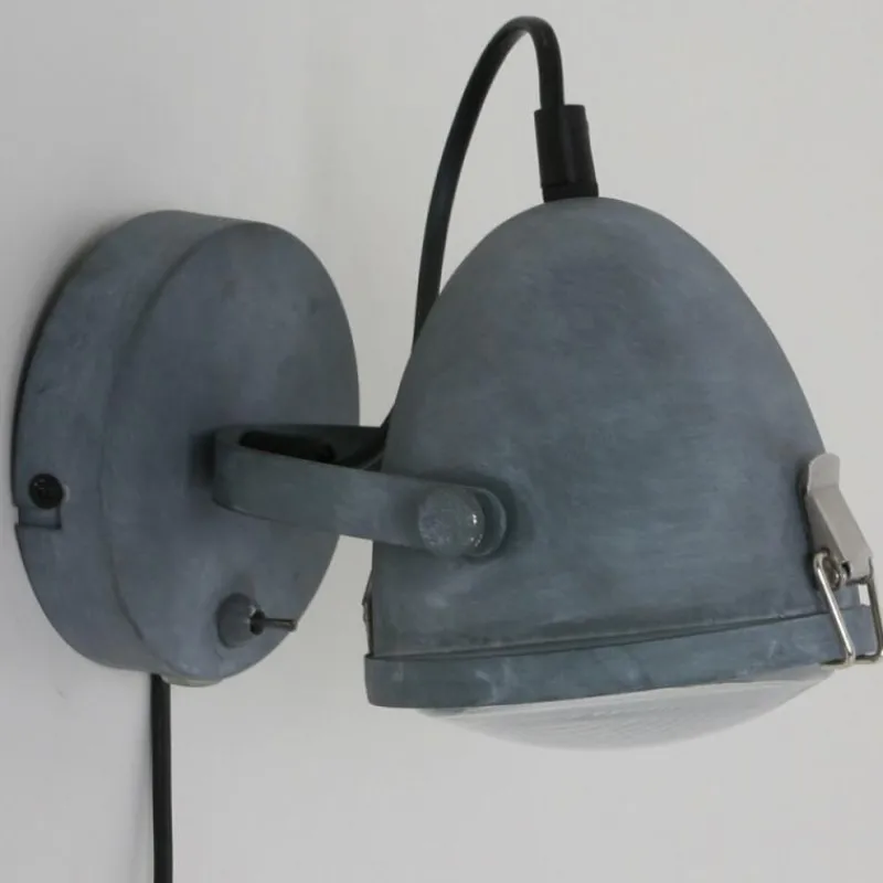 Lampes Industrielles-Luminaires Steinhauer Applique murale Steinhauer Mexlite Gris, 1 lumière
