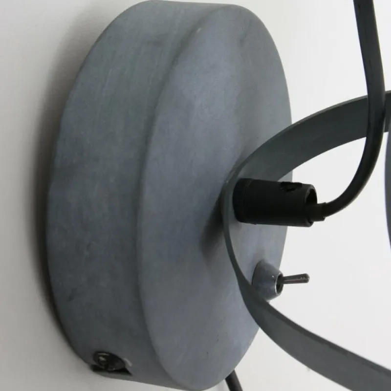 Lampes Industrielles-Luminaires Steinhauer Applique murale Steinhauer Mexlite Gris, 1 lumière