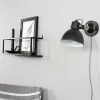 Luminaires Steinhauer Applique murale Steinhauer Mexlite Noir, 1 lumière* Appliques