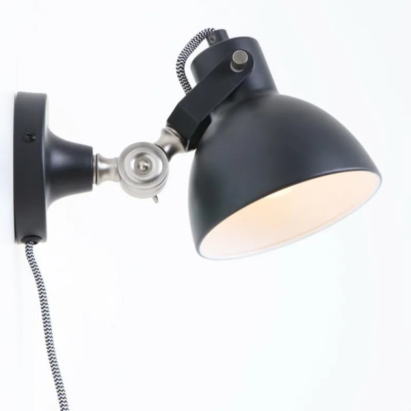 Luminaires Steinhauer Applique murale Steinhauer Mexlite Noir, 1 lumière* Appliques