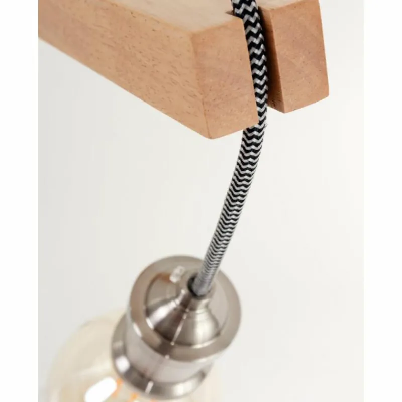 Luminaires Scandinaves-Luminaires Steinhauer Applique murale Steinhauer Mexlite Brun, Bois clair, Nickel mat, 1 lumière