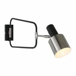 Luminaires Steinhauer Applique murale Steinhauer Fjorgard Noir, 1 lumière* Appliques