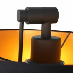 Lampes En Tissu-Luminaires Steinhauer Applique murale Steinhauer Linström Noir, 1 lumière