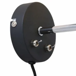 Suspension Verre Fumé-Luminaires Steinhauer Applique murale Steinhauer Anne Fastlåst Noir, 2 lumières