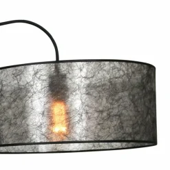 Lampes En Tissu-Luminaires Steinhauer Applique murale Steinhauer Gramineus Gris, Noir, 1 lumière