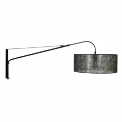 Lampes En Tissu-Luminaires Steinhauer Applique murale Steinhauer Gramineus Gris, Noir, 1 lumière
