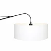 Lampes En Tissu-Luminaires Steinhauer Applique murale Steinhauer Gramineus Noir, Blanc, 1 lumière