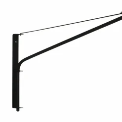 Lampes En Tissu-Luminaires Steinhauer Applique murale Steinhauer Gramineus Noir, Argenté, 1 lumière