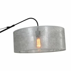 Lampes En Tissu-Luminaires Steinhauer Applique murale Steinhauer Gramineus Noir, Argenté, 1 lumière