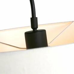 Lampes En Tissu-Luminaires Steinhauer Applique murale Steinhauer Gramineus Noir, Blanc, 1 lumière