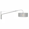 Lampes En Tissu-Luminaires Steinhauer Applique murale Steinhauer Gramineus Acier inoxydable, Argenté, 1 lumière