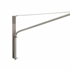 Lampes En Tissu-Luminaires Steinhauer Applique murale Steinhauer Gramineus Acier inoxydable, Gris, 1 lumière