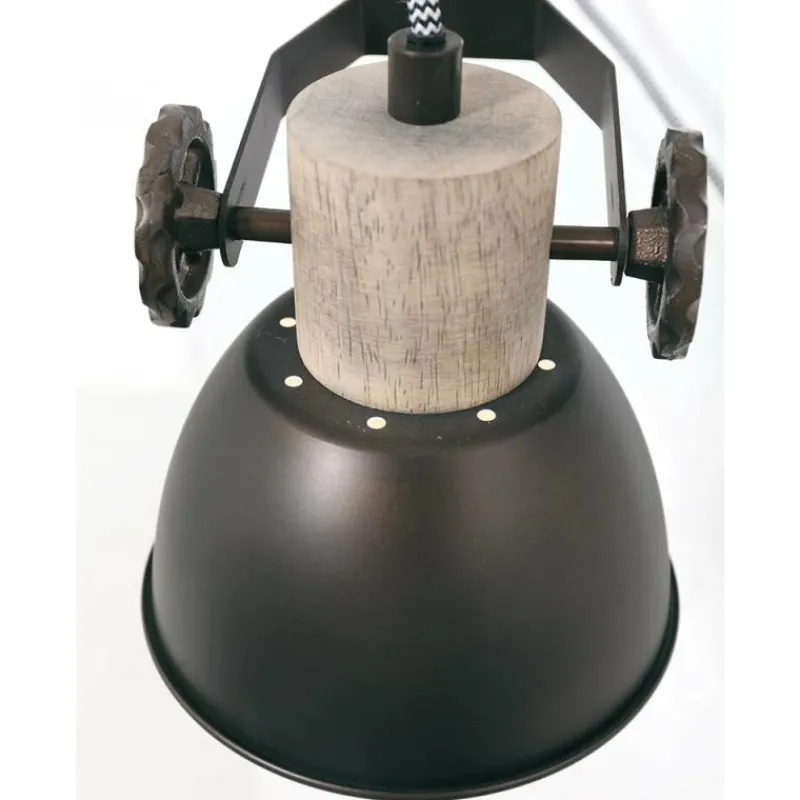 Lampes Industrielles-Luminaires Steinhauer Applique murale Steinhauer Gearwood Anthracite, 1 lumière