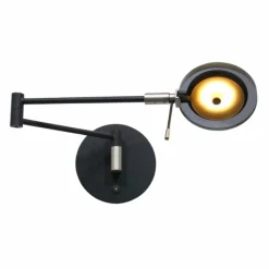 Luminaires Steinhauer Applique murale Steinhauer Turound LED Noir, 1 lumière* Éclairage Led