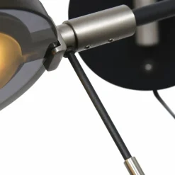 Luminaires Steinhauer Applique murale Steinhauer Turound LED Noir, 1 lumière* Éclairage Led