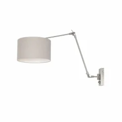 Lampes En Tissu-Luminaires Steinhauer Applique murale Steinhauer Prestige Chic Acier brossé, 1 lumière
