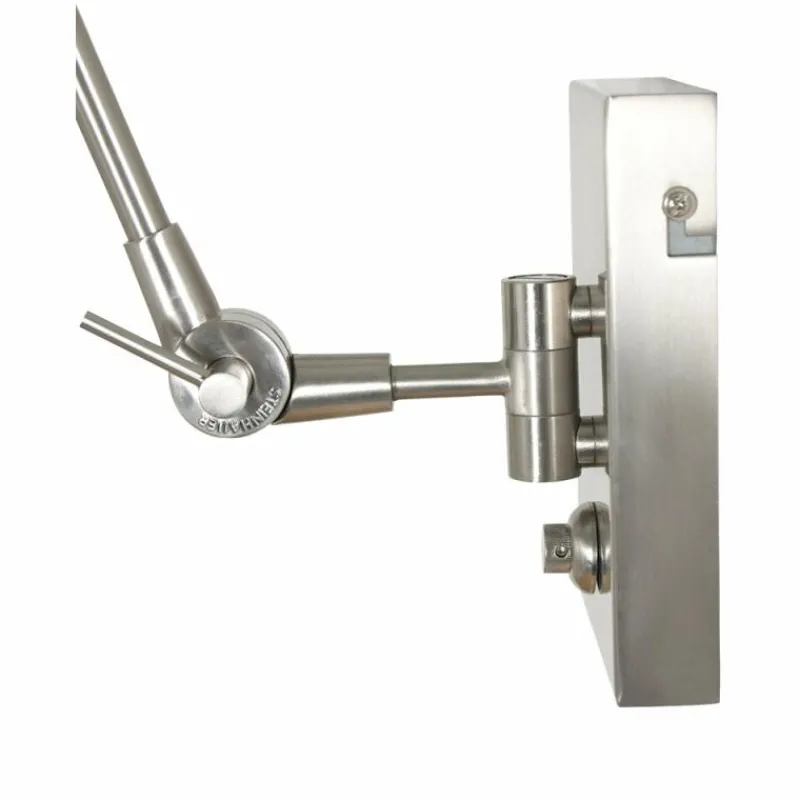 Lampes En Tissu-Luminaires Steinhauer Applique murale Steinhauer Prestige Chic Acier brossé, 1 lumière