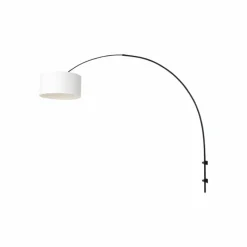 Lampes En Tissu-Luminaires Steinhauer Applique murale Steinhauer Sparkled Light Noir, 1 lumière
