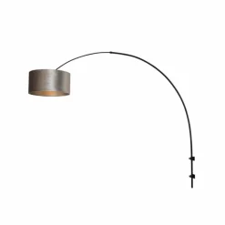Lampes En Tissu-Luminaires Steinhauer Applique murale Steinhauer Sparkled Light Noir, 1 lumière