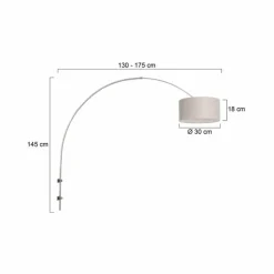 Lampes En Tissu-Luminaires Steinhauer Applique murale Steinhauer Sparkled Light Acier brossé, 1 lumière