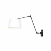 Lampes En Tissu-Luminaires Steinhauer Applique murale Steinhauer Prestige Chic Noir, 1 lumière
