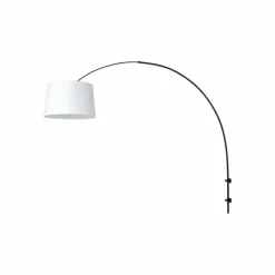 Lampes En Tissu-Luminaires Steinhauer Applique murale Steinhauer Sparkled Light Noir, 1 lumière