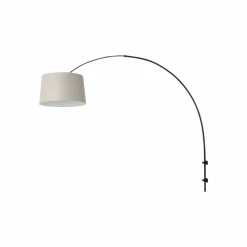 Lampes En Tissu-Luminaires Steinhauer Applique murale Steinhauer Sparkled Light Noir, 1 lumière